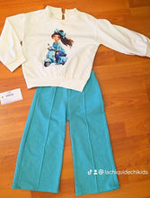 Cargar imagen en el visor de la galería, Conjunto "Muñeca vespa" verde 2 a 12 años | Invierno

Ref 5322