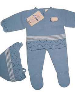 Conjunto lana 3 piezas 