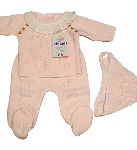 Conjunto lana 3 piezas 