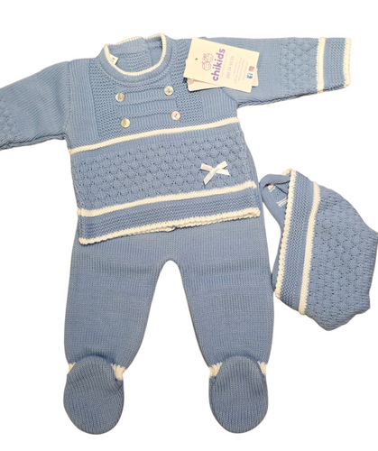 Conjunto lana 3 piezas 