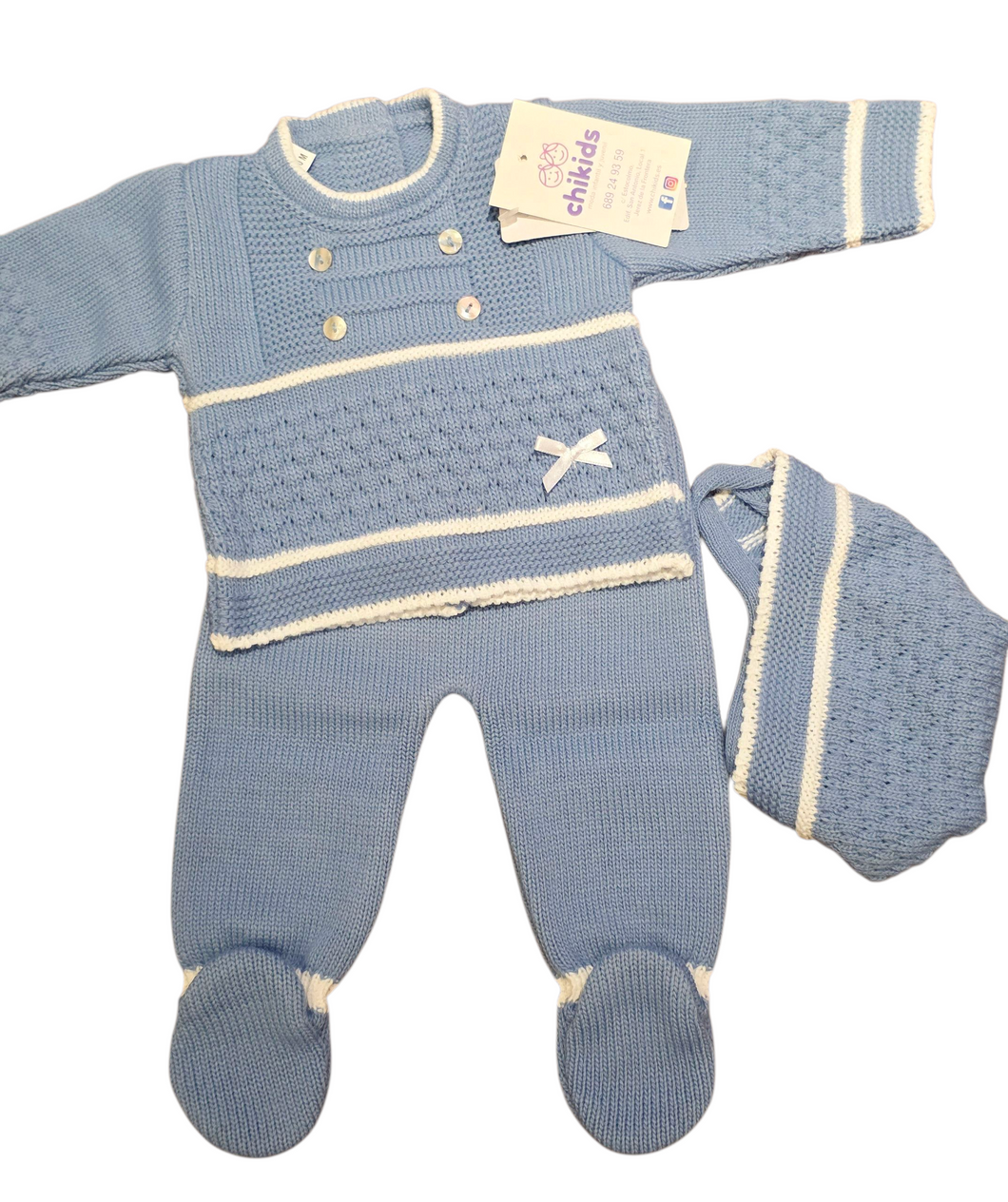 Conjunto lana 3 piezas 