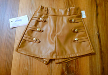 Cargar imagen en el visor de la galería, Conjunto Jersey y pantalon polipiel camel de 4 a 14 años