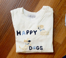 Cargar imagen en el visor de la galería, Conjunto 3 piezas "happy dogs" azul 12 a 36 meses| Invierno