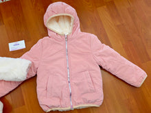 Cargar imagen en el visor de la galería, Abrigo reversible rosa/beig 4 a 12 años | Invierno