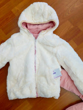 Cargar imagen en el visor de la galería, Abrigo reversible rosa/beig 4 a 12 años | Invierno