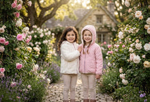 Cargar imagen en el visor de la galería, Abrigo reversible rosa/beig 4 a 12 años | Invierno
