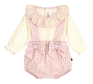 Conjunto pololo "Berg" nude 3 a 24 mes | Calamaro
