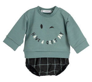 Conjunto pololo "Zonda" mint 6 a 36 mes | Calamaro