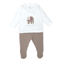 Cargar imagen en el visor de la galería, Conjunto Polaina "Meira" 0 a 6 meses Ref. 11387 | Calamaro