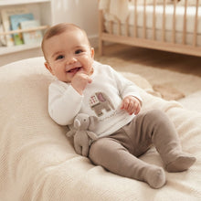 Cargar imagen en el visor de la galería, Conjunto Polaina "Meira" 0 a 6 meses Ref. 11387 | Calamaro