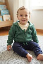Cargar imagen en el visor de la galería, Chandal 3 piezas  "Dino champion" verde 12 a 36 meses | Invierno