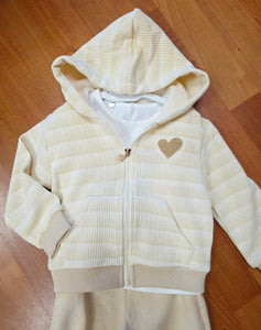 Chandal 3 piezas "Lovely" 1 a 5 años en 3 colores