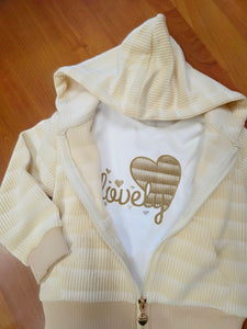Chandal 3 piezas "Lovely" 1 a 5 años en 3 colores