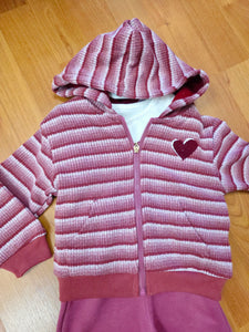 Chandal 3 piezas "Lovely" 1 a 5 años en 3 colores
