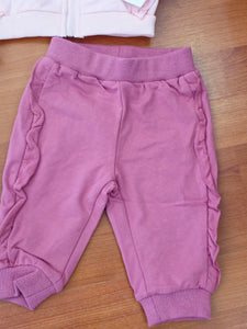 Chandal "c❤️te" 3 piezas 3 a 18 meses , 2 colores