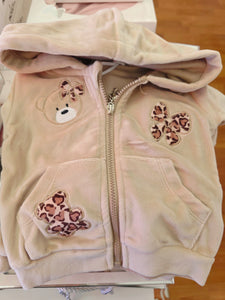 Conjunto 3 piezas "osito corazon" 1 a 12 meses