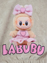 Cargar imagen en el visor de la galería, Conjunto &quot;Labubuu&quot; color arena/rosa de 4 a 14 años