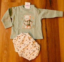 Cargar imagen en el visor de la galería, Conjunto "Osito verde" 12 a 36 mes | Invierno