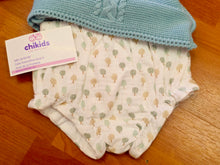 Cargar imagen en el visor de la galería, Conjunto lana color verde 3 a 12 meses | Canastilla