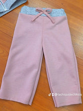 Cargar imagen en el visor de la galería, Conjunto chaqueta "lazo" rosa/gris 2 a 12 años | Invierno