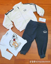 Cargar imagen en el visor de la galería, Chandal 3 piezas "Bear" verde 12 a 36 meses | Invierno