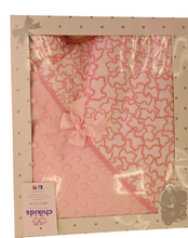 Cargar imagen en el visor de la galería, Manta &quot;touss&quot; rosa bebe | Canastilla