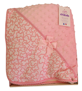 Manta "touss" rosa bebe | Canastilla