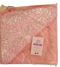 Cargar imagen en el visor de la galería, Capa de baño &quot;touss&quot; rosa bebe 80x80 | Canastilla