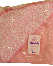 Cargar imagen en el visor de la galería, Capa de baño &quot;touss&quot; rosa bebe 80x80 | Canastilla