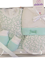 Cargar imagen en el visor de la galería, Set prenatal 5 piezas &quot;Touss&quot; verde | Canastilla
