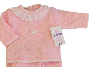 Conjunto lana 3 piezas "1014" de 0 a 6 meses | Canastilla