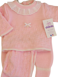 Conjunto lana 3 piezas "1014" de 0 a 6 meses | Canastilla