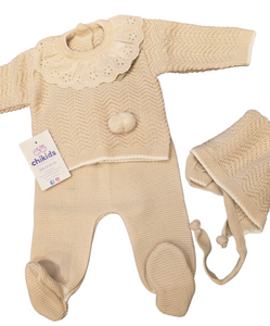 Conjunto lana 3 piezas 