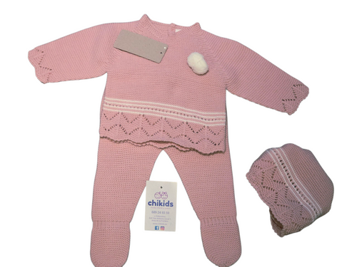 Conjunto lana 3 piezas 