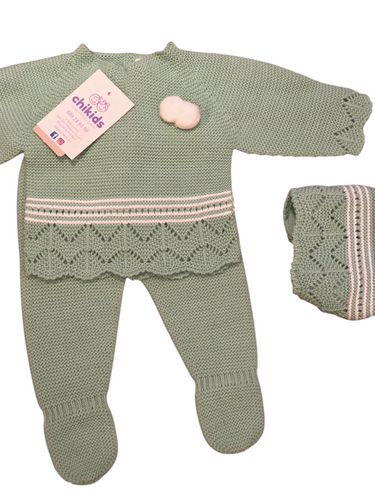 Conjunto lana 3 piezas 