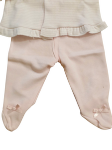 Conjunto 2 piezas "bebe lacito" rosa bebe 0 a 6 meses | Canastilla