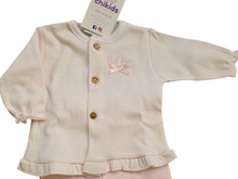 Cargar imagen en el visor de la galería, Conjunto 2 piezas &quot;bebe lacito&quot; rosa bebe 0 a 6 meses | Canastilla