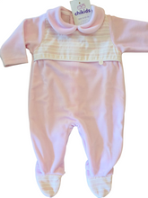 Cargar imagen en el visor de la galería, Pelele &quot;ref 04&quot;Rosa terciopelo | Canastilla