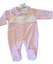 Cargar imagen en el visor de la galería, Pelele &quot;ref 04&quot;Rosa terciopelo | Canastilla