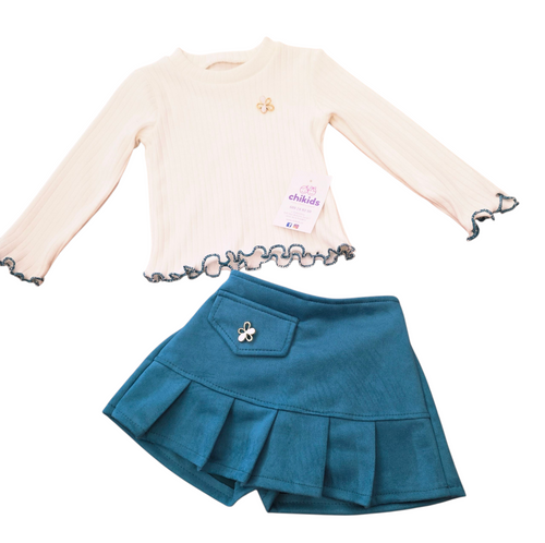 Conjunto falda pantalón