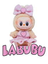 Cargar imagen en el visor de la galería, Conjunto &quot;Labubuu&quot; color arena/rosa de 4 a 14 años