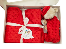 Cargar imagen en el visor de la galería, Set mantita extra suave+dou dou roja | Interbaby o Gamberritos