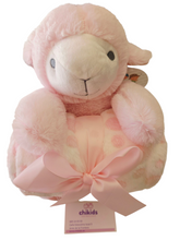 Cargar imagen en el visor de la galería, Pack peluche &quot;ovejita&quot; y manta 80x110 varios colores