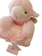 Cargar imagen en el visor de la galería, Pack peluche &quot;ovejita&quot; y manta 80x110 varios colores