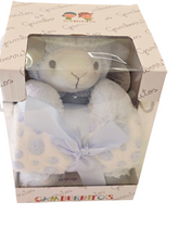 Cargar imagen en el visor de la galería, Pack peluche &quot;ovejita&quot; y manta 80x110 varios colores