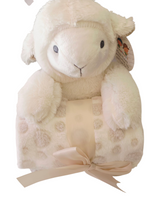 Cargar imagen en el visor de la galería, Pack peluche &quot;ovejita&quot; y manta 80x110 varios colores