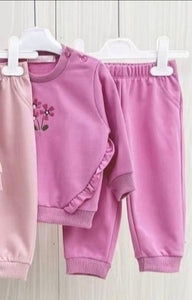 Chandal"florecita" varios colores 12 a 36 meses