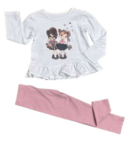 Conjunto legin "Karol" 2 colores 2 a 12 años