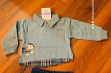 Cargar imagen en el visor de la galería, Conjunto polo verde 3 a 24 meses Ref. 2042 | Invierno