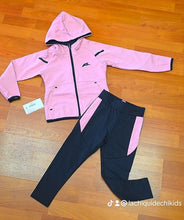 Cargar imagen en el visor de la galería, Conjunto legin "deportivo' rosa/negro 4 a 14 años | Invierno